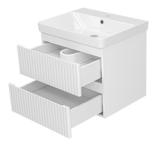 Тумба под раковину Brevita Victory VIC-09060-0102Я 56х45х49 подвесная - фото 4