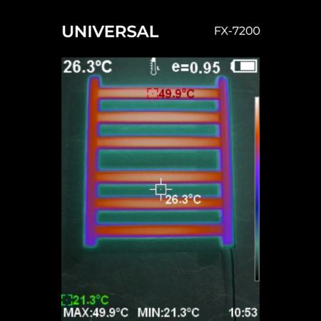 Полотенцесушитель электрический Fixsen FX-7200B 50х60 черный