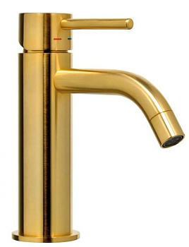 Смеситель Paffoni Light LIG071HGSP на раковину золото