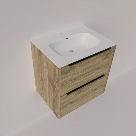 Тумба под раковину La Fenice Tesoro FNC-01-TES-DNN-60-2 60х40 подвесная цвет коричневый