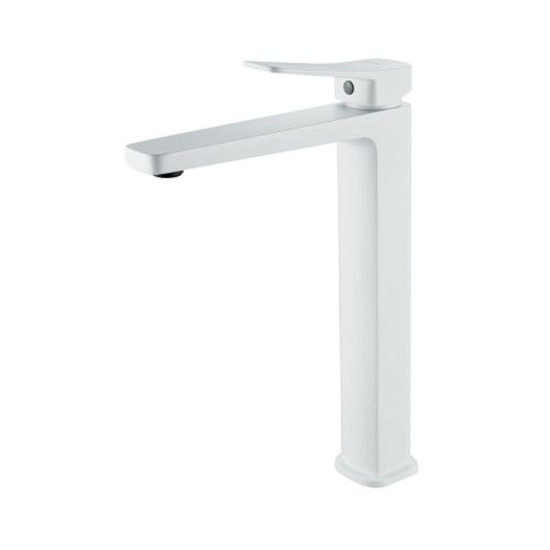 Смеситель для раковины Shevanik S9911C на столешницу белый - фото 2