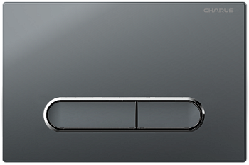 Клавиша смыва механическая CHARUS Magnus FP.340.GRP.01 цвет графит