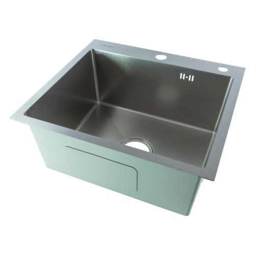 Кухонная мойка Fmark FSC5045L 50х45 цвет сатин поверхность матовая - фото 2