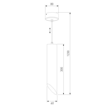 Светильник подвесной Eurosvet 7011 7011 MR16 WH/GD белый/золото