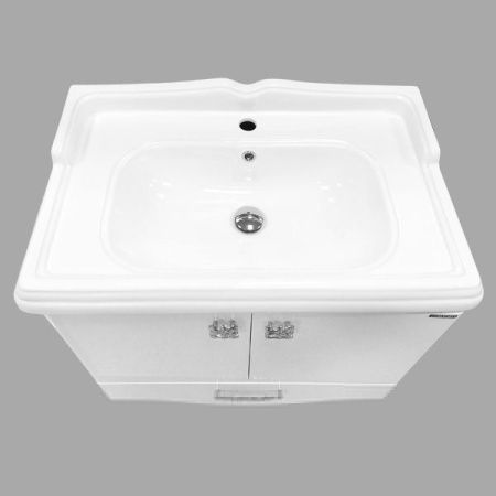 Тумба с раковиной Comforty Монако 00004136578CF 80х50 напольная цвет белый