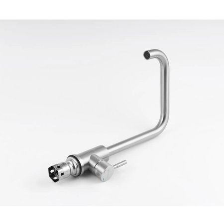 Смеситель для кухни Knotlor STREAMLINE SS-01/1 на мойку нержавеющая сталь