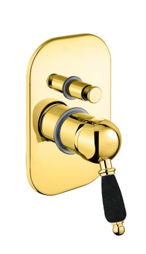 Смеситель для ванны и душа Fiore 89OO5134 встраиваемый в стену золото - фото 2