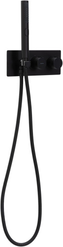 Смеситель для ванны с душем Allen Brau Liberty 5.33009-31 встраиваемый в стену черный без термостата - фото 4