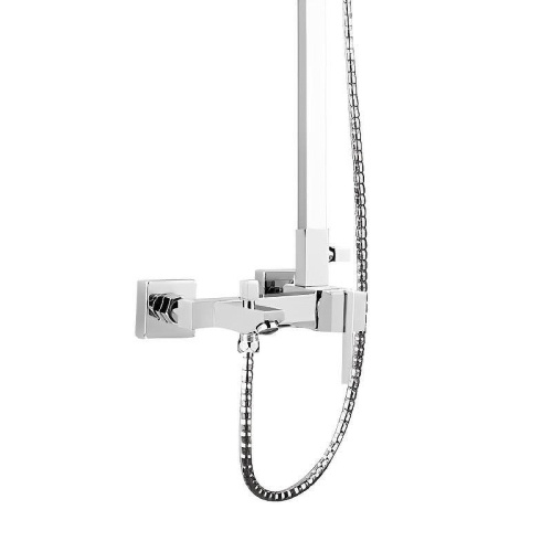 Душевая стойка D-Lin D10A02 настенная цвет хром - фото 4