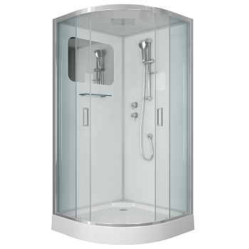 Душевая кабина Niagara Premium 60020114 100х100 четверть круга с крышей ориентация универсальная Душевая кабина Niagara Premium 60020114 100х100 четверть круга с крышей ориентация универсальная