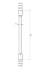 Душевой шланг Cezares CZR CZR-FD-150-01 хром