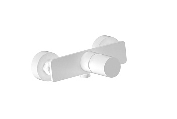 Смеситель для душа AQG Tube 01TUB300BL настенный белый матовый