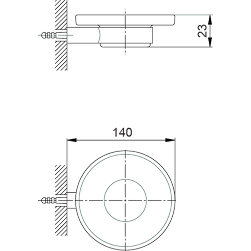 Мыльница Cisal System SY09060040 Акция - фото 2