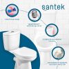 Унитаз-компакт напольный с бачком Santek Анимо 1WH110035 белый с сиденьем каскадный смыв