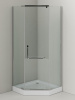 Душевой уголок Agger A03-090TCR 88х88 стекло прозрачное профиль хром глянцевый с поддоном