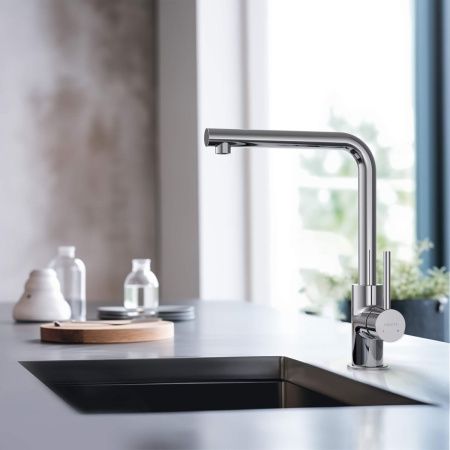 Смеситель для кухни Aquatek ЕВРОПА AQ1380CR на мойку хром