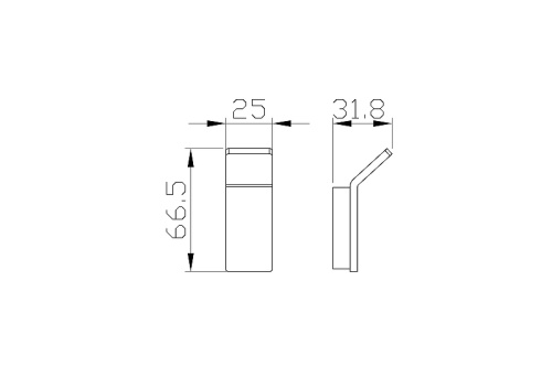 Крючок Wonzon & Woghand Lotte WW-8315A-BGM темный графит - фото 2