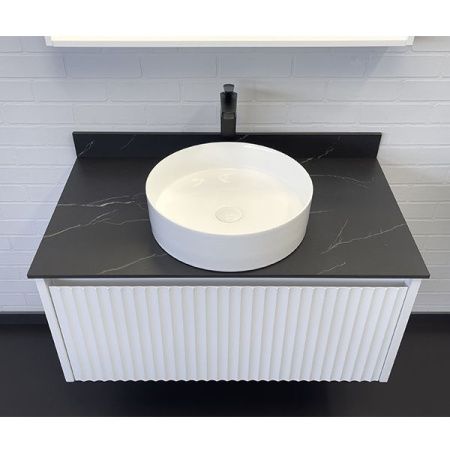 Тумба с раковиной Comforty Марсель 00-00013797CF 90х50 подвесная цвет белый