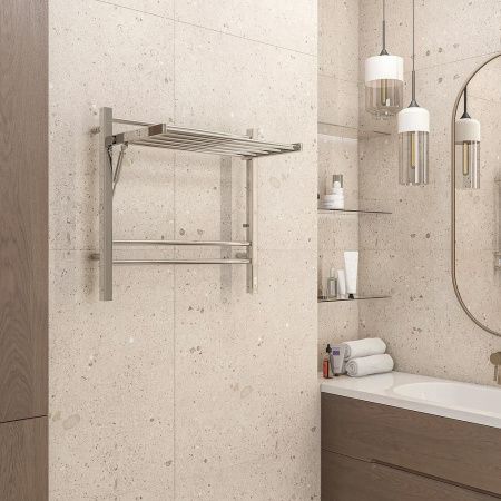 Полотенцесушитель электрический Terminus 4670078543424 65х60 хром