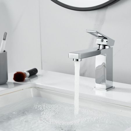 Смеситель Raffine F0196 на раковину хром