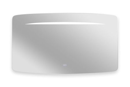 Зеркало с подсветкой и антизапотевателем Art&Max GINA AM-Gin-1200-700-DS-F-H 120х70 подвесное
