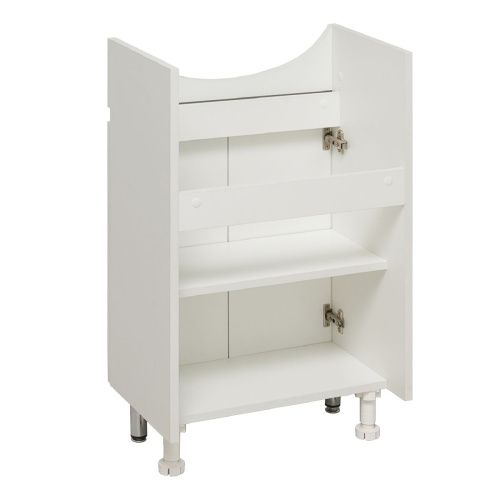 Тумба под раковину Runo ЛАДА 00-00001162 50х30 напольная цвет белый - фото 4