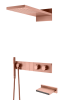 Душевая система Boheme Zodiac 133-2-CB встраиваемая в стену цвет медь