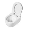 Унитаз подвесной Art&Max Bologna AM211CHR/AM211SC белый с сиденьем микролифт каскадный смыв