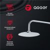 Верхний душ Agger Marine ATS05 25х25 хром