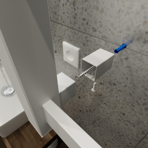 Полотенцесушитель Маргроид Вид 81-10 профильный 8110p-6040-1081-9016R 43х61 электрический белый матовый - фото 5