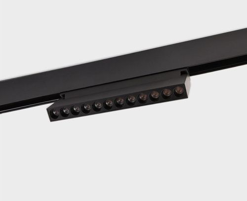 Трековый магнитный светильник Italline Atom (Атом) IT012-5023 black 3000K - фото 4