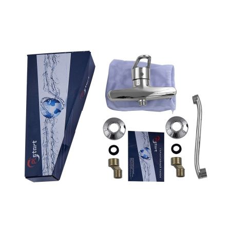 Смеситель для кухни Plstart PL4606 настенный хром