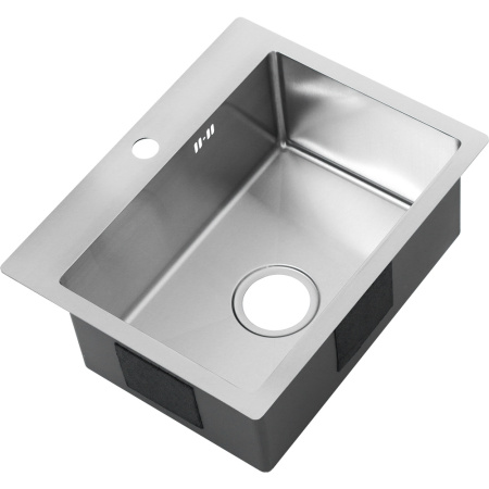 Кухонная мойка Melana ProfLine MLN-R5040H 50х40 цвет сатин поверхность матовая