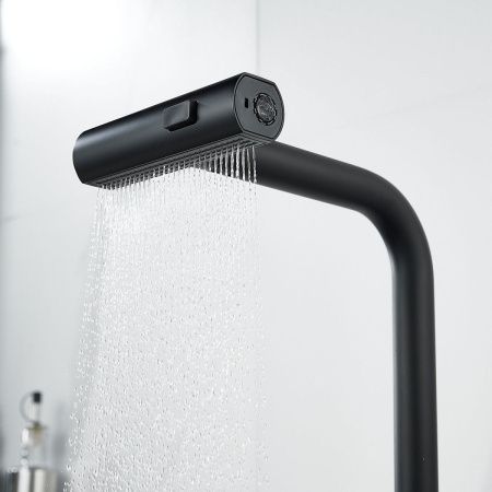 Смеситель для кухни Raffine F203H на мойку черный