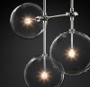 Светильник потолочный Delight Collection Globe Mobile (Глобе Мобиле) KG0835P-7A chrome