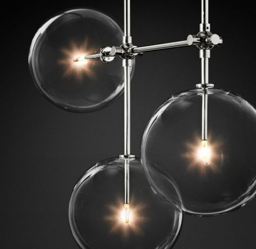 Светильник потолочный Delight Collection Globe Mobile (Глобе Мобиле) KG0835P-7A chrome - фото 4