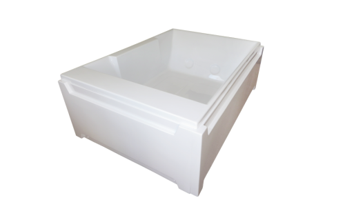 Ванна акриловая Royal Bath TRIUMPH RB665100K 180х120 пристенная прямоугольная - фото 4