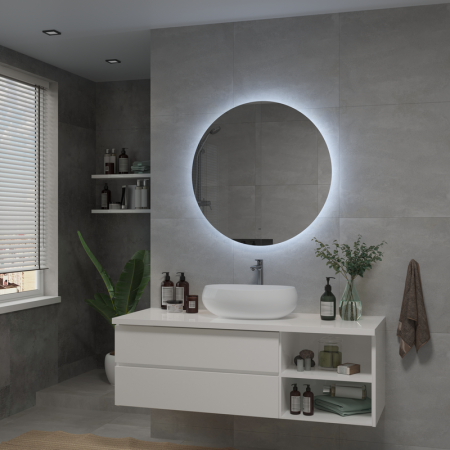 Зеркало Continent Ajour ЗЛП105 80х80 подвесное