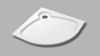 Душевой поддон из искусственного камня Cezares TRAY-S-R-90-550-56-W 90х90 белый без ножек