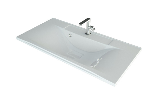 Тумба под раковину Stella Polar Абигель SP-00001035 99х45х85 цвет серый - фото 4