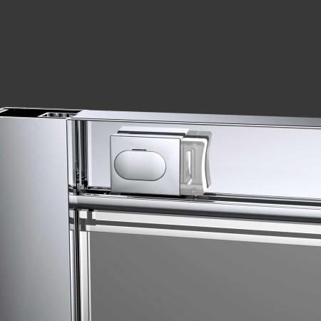 Душевой уголок Vincea Alpha VSS-3AL100CLB 100х100 стекло прозрачное профиль черный без поддона