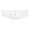Раковина из искусственного камня Cezares 50155 140х50 подвесная цвет белый 1 отверстие под смеситель