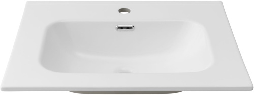 Раковина-столешница Aquanet Flat 00330429 полувстраиваемая цвет белый - фото 3