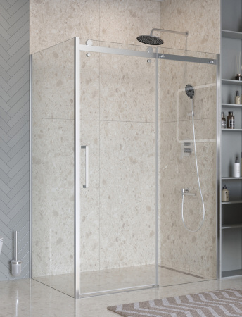 Душевой уголок BelBagno MARINO MARINO-2-AH-1-150/100-C-Cr 150х100 стекло прозрачное профиль хром без поддона