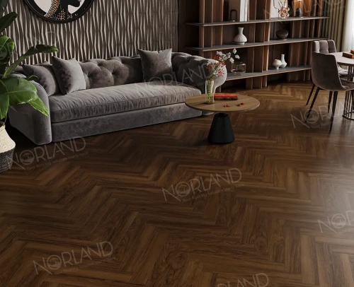 Ламинат Norland Elegant Herringbone Strong LF304-22 Дуб Треско толщина 1.2 см 34 класс 600х100 - фото 4