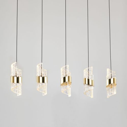 Светильник подвесной Delight Collection MD23001022-5B gold - фото 2