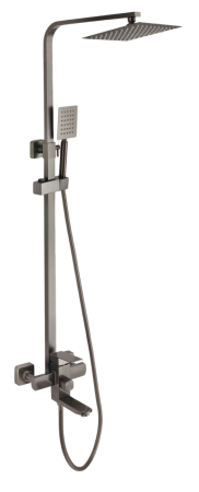 Душевая стойка Fmark FS8145Q настенная цвет серый