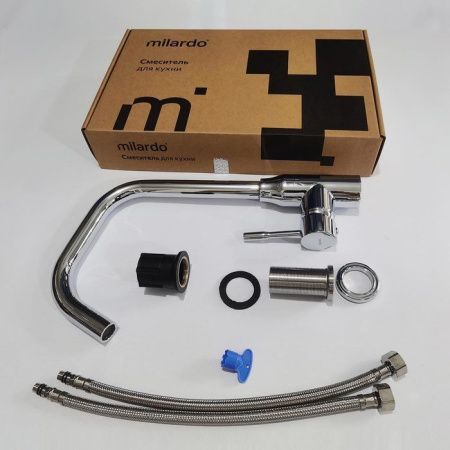 Смеситель для кухни Milardo Meal M01SBL0M05 на мойку хром