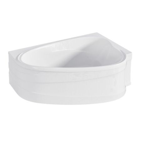 Ванна акриловая 1MarKa LOVE 01лв1813п 185х135 пристенная асимметричная без каркаса