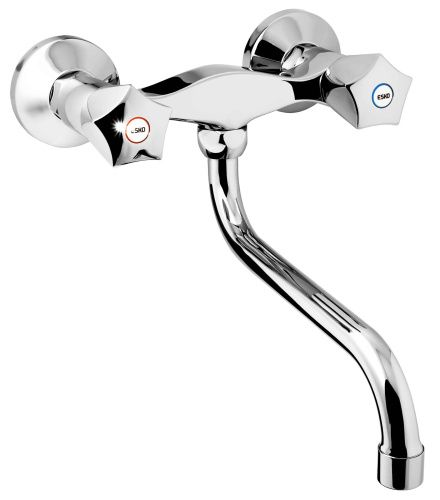 Смеситель для кухни Esko MS 02 на мойку хром - фото 2